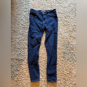 Levi's Dark Blue Super Skinny High-Rise Jeans